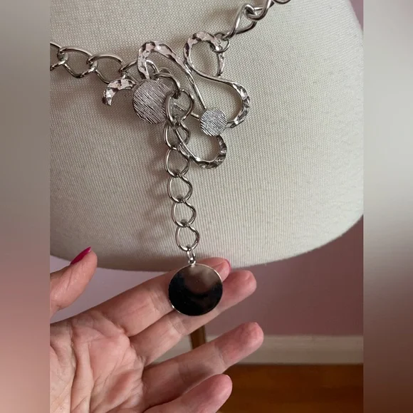 Vintage Silver Chain Belt - Picture 3 of 6